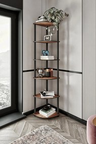 Bookcase 6 Corner - dió polc