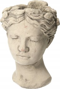 Dekoria Selva virágtartó fedél 26cm szürke