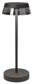 Redo 90312 - LED Dimmelhető asztali lámpa ILUNA LED/2,5W/5V 3000 mAh IP65 fekete