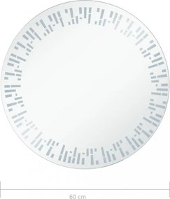 LED-es fürdőszobai tükör 60 cm