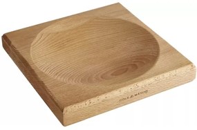 Cole&Mason - Konyhai vágódeszka hajlított késsel 21,5x51,5 cm bükk