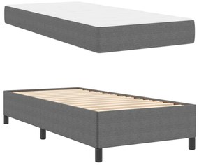 Ágykeret Világosszürke 90 x 190 cm Bársony anyag