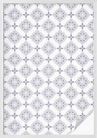 Öntapadós szélvédő furnér Adatvédelem Virágos rombuszok 100x146