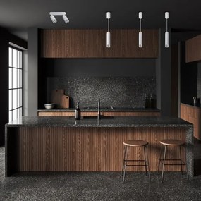 Csillár zsinóron VERTICAL 1xGU10/8W/230V fehér