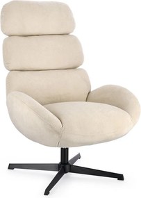 Bézs forgó fotel Violante – Bizzotto