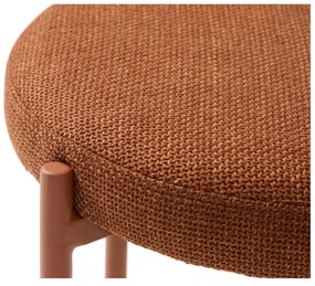 Terrakotta színű fém ülőke Pelican – Unique Furniture