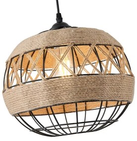 Csillár zsinóron 1xE27/15W/230V bézs