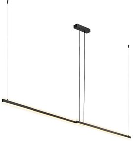 Argon 8838 - LED Csillár zsinóron MIAMI LED/74W/230V 3000K fekete