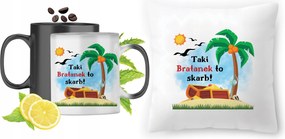 Árvácska szett Mágikus bögre fényképes nyomott mintás párna