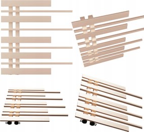 Fürdőszobai radiátor Zongora 585x570 Arany Rózsaszín Bal
