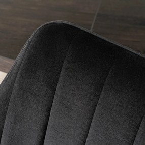 Forgó Étkezőszék Fekete Színben. MUMBAI