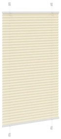 pliszírozott redőny krém 70x100 cm szövetszélesség 69,4 cm