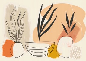 Poszter 59,4x42cm Botanikai vázlatok