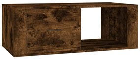 Füstös tölgy színű fatermék dohányzóasztal 100x50,5x35 cm