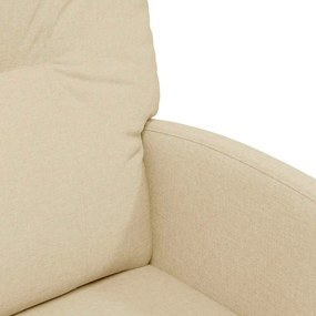 Kerekes Étkező Székek 2 pcs Krém 57 x 67 x 95 cm szövet