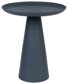 Ringar kék alumínium tárolóasztal, ø 39,5 cm - White Label