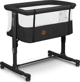 Lionelo - AURORA 3 az 1-ben babaágy, fekete