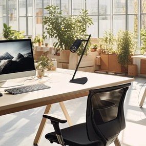 Asztali lámpa VERTICAL 1xGU10/8W/230V fekete