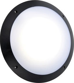 ENDON 78607 SERAN MICROWAVE Modern Kültéri Fali Lámpa Matt Fekete, Opál LED IP44