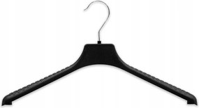 Ruhaakasztó fekete műanyag 39cm/100db B-4