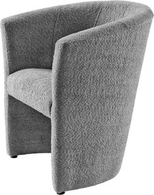 Klub fotel, szürke Coral anyag, CUBA