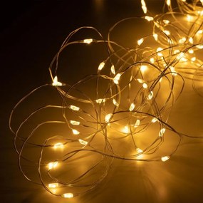 NEXOS Fényfüzér 2x 200 LED Meleg fehér 20 m