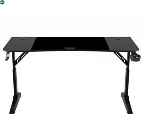 LUMEN RGB LED gamer asztal 120 × 60 cm