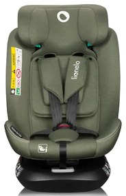 Lionelo - Forgatható autósülés bázissal BASTIAAN ONE i-Size 40-150 cm Olívazöld