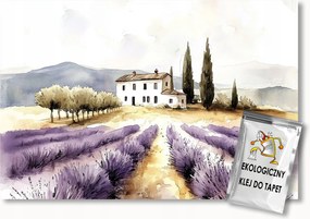 Fotótapéta Flizelina Tájkép Olaszország Toszkána Olíva Levendula 400x280 ragasztó