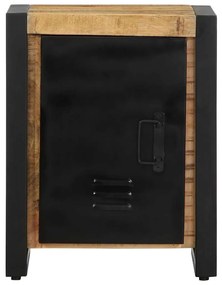 Éjjeli szekrények 2 db tömör nyersfa mangó