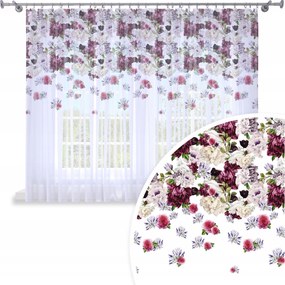 Függöny Kész 300x150 Fátyol Festett Béka Mintás 080