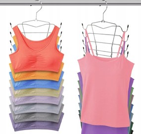 Összecsukható Akasztó Fém Pólórendező Többrétegű Fehérnemű 2db