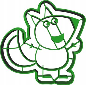 Forma Lyukasztó Mézeskalács kiszúró Peppa Malac Freddy Róka