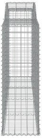 20 db íves horganyzott vas gabion kosár 300x50x140/160 cm
