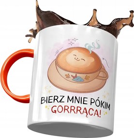 Narancssárga Bögre Vicces Melegítő Nyomtatott Fotóval