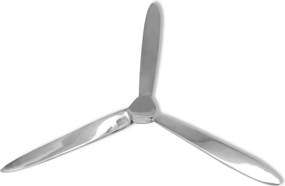 vidaXL Falra rögzíthető propeller dekoráció alumínium ezüst 70 cm
