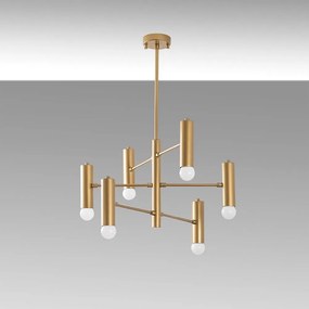 Aranyszínű függőlámpa fém búrával Gharib – Opviq lights