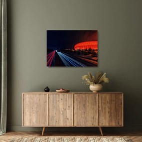 Autósztráda képe (üvegen) (70x50 cm)