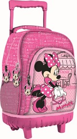 Disney Minnie Paris prémium gurulós iskolatáska, táska 44 cm