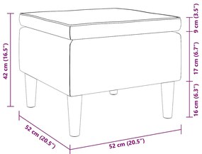 kék bársonyszék falábakkal