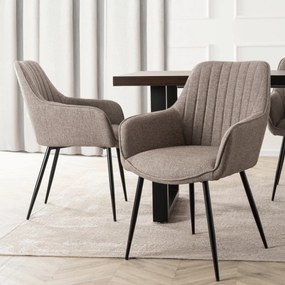 Szék cappuccino színben MALAGA