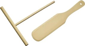 Westmark Fa palacsintasütő spatula és tésztasimító