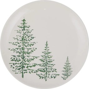WINTER JOY porcelán tányér fenyőkák 20cm