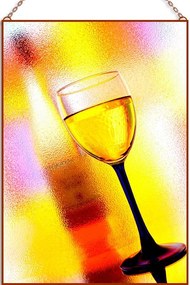 Abstract Wine üvegkép, falikép
