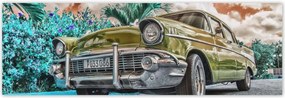 Poszterek 200x66 Sárga antik autó