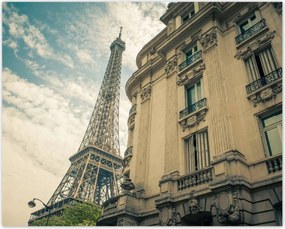 Poszterek 50x40 Eiffel-torony