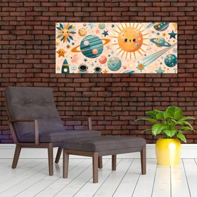 Kép - Darabok az űrből (120x50 cm)