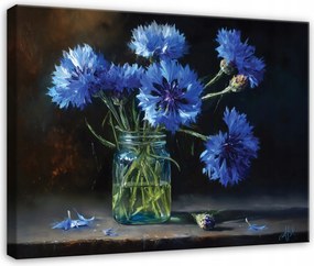 Vászonkép Virágok Vintage Vázában A Nappali Hálószobájába 120x80