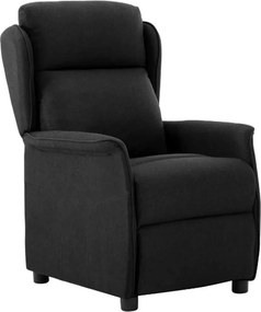 vidaXL Fotel ágy Fekete 66.5 x 94 x 101.5 cm Poliészter
