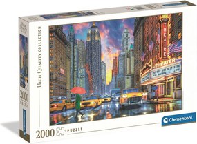 Manhattan Rainy 2000 db-os puzzle Clementoni